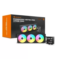 Cougar Poseidon Vistek Pro ARGB 360mm AIO Liquid CPU Cooler